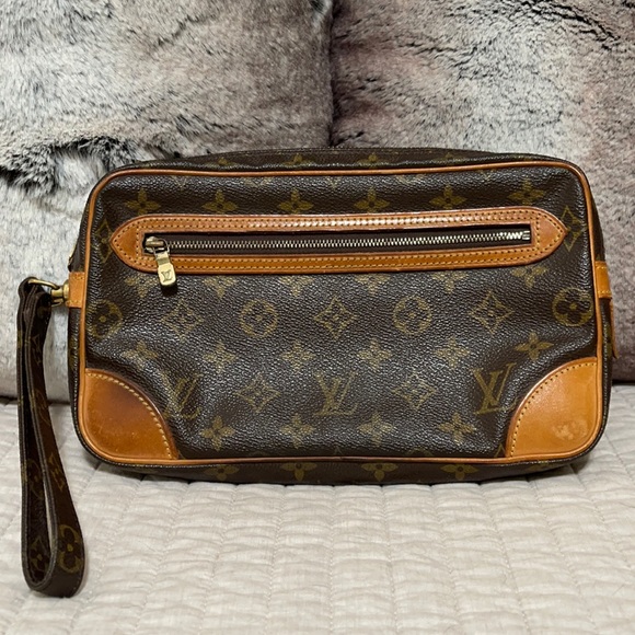 Vintage Louis Vuitton large wristlet - Picture 1 of 16